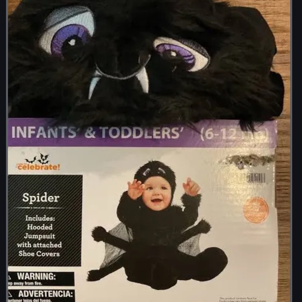 Infant Spider Halloween Costume